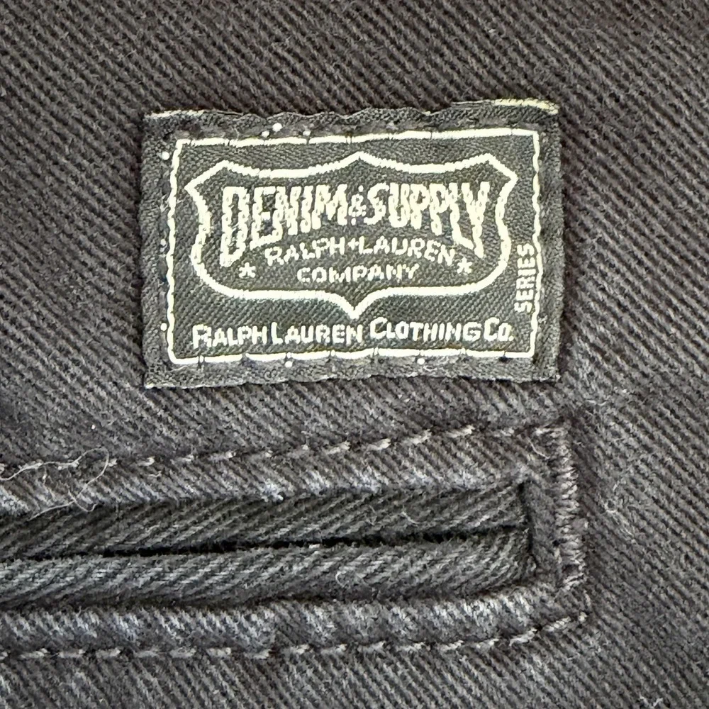 DENIM & SUPPLY Ralph Lauren Vintage Chino Pants Mens Black 30x30 Khaki Casual